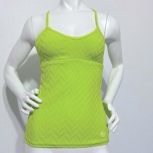 Trina Turk Recreation Chartreuse Tank Top